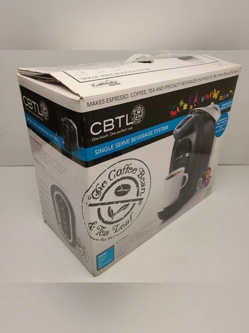 CBTL Caffitaly System Single Serve Coffee & Espresso Machine – Americano Model